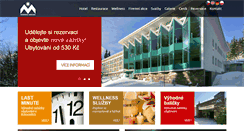 Desktop Screenshot of hotelmontana.cz