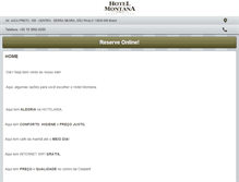 Tablet Screenshot of hotelmontana.com.br